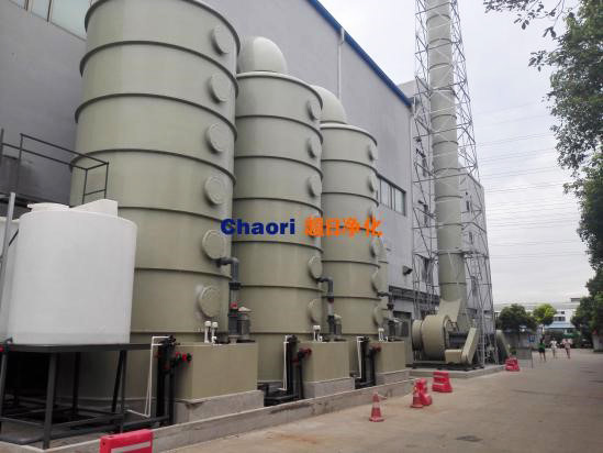 蘇州阿特斯氮氧化物凈化塔工程案例