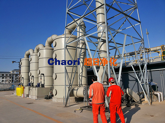 山東德潤化工惡臭廢氣處理工程案例