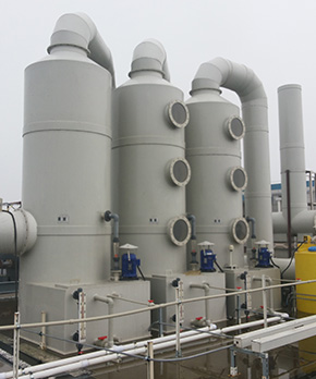 多氟多廢氣凈化塔工程案例 多氟多廢氣凈化塔工程案例