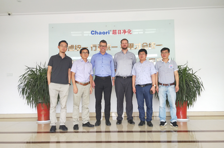 超日凈化再拓海外市場 加拿大客人熱情來訪