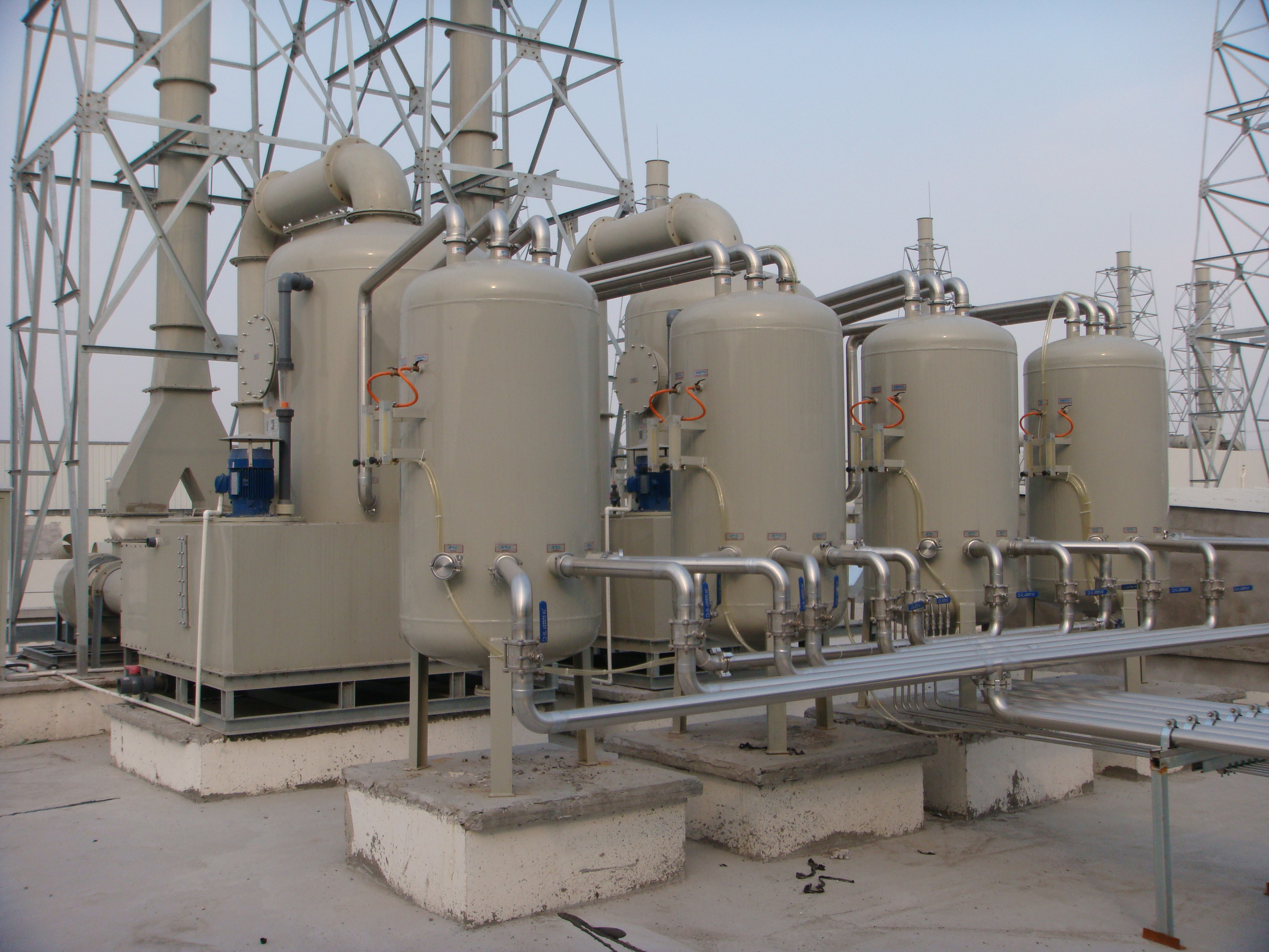 高純度硅烷廢氣安全處理解決方案